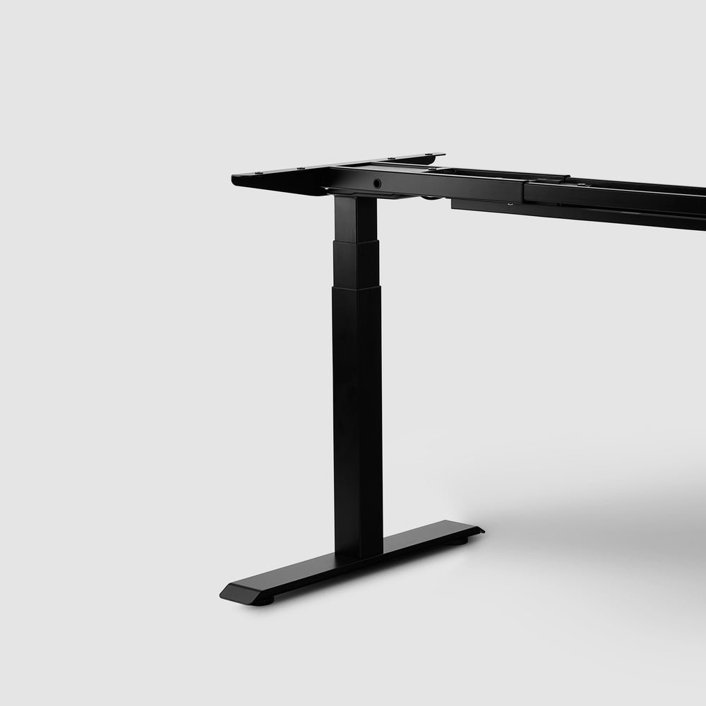 3 Leg Standing Desk Frame Satin Black